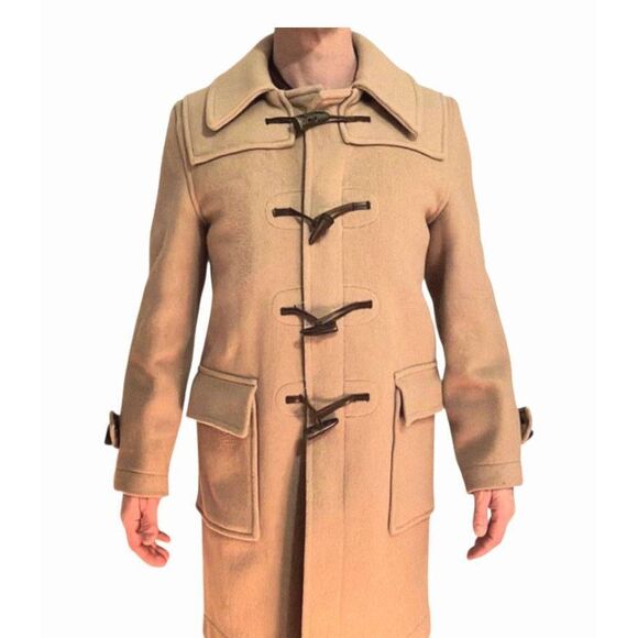 Gloverall Original English Duffle Coat Mens Sulize 40 Vintage Wool Peacoat - Picture 2 of 8